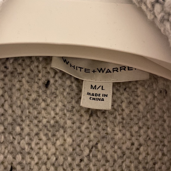 White & Warren oversized cardigan size M/L - Picture 4 of 7